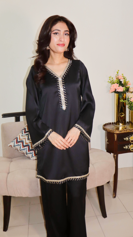 Black Color Co-ord Set