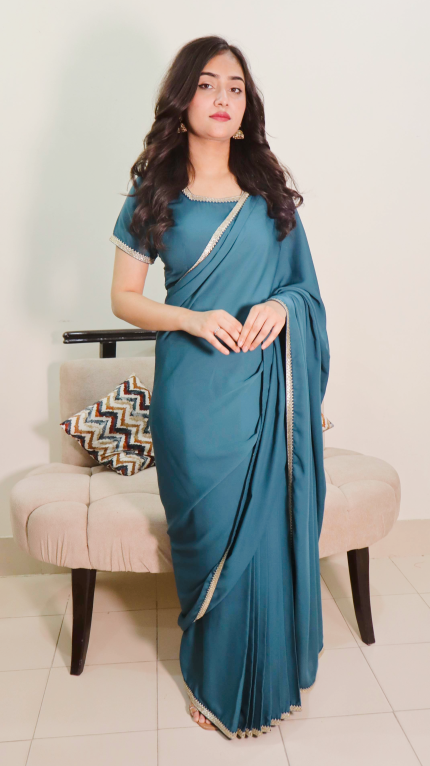 Zinc Color Saree