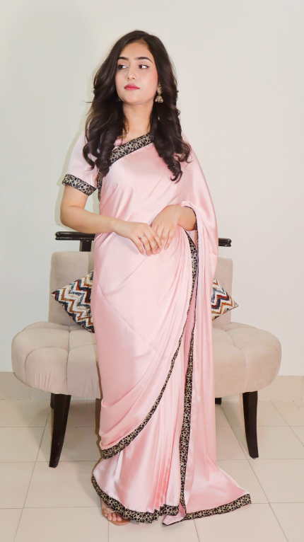 Pink Color Saree